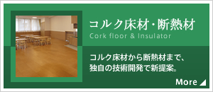 Cork floor & Insulator